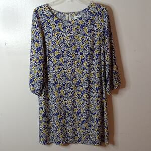 Old Navy Women's Floral Three Quarter Sleeve Medium Dress. Cottagecore, Summer